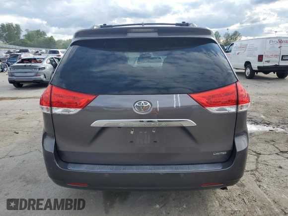 2011 Toyota Sienna XLE AAS with VIN 5TDYK3DC5BS010512, listed as a Copart auction lot 58614775 with 215,020 mi miles and Clean title. Bid and sale history available at DreamBid. Image 6.