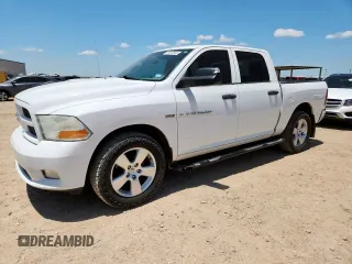 2012 Ram 1500 Express with VIN 1C6RD6KT4CS307340, listed as a Copart auction lot 61616545 with 66,453 mi miles and Clean title. Bid and sale history available at DreamBid. Image 1.