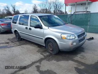2007 Chevrolet Uplander LS Fleet with VIN 1GNDV23W47D213865, listed as a IAAI auction lot 41894688 with 259,018 mi miles. Bid and sale history available at carsss.com. Image 1.