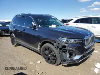 2021 BMW X7 xDrive40i with VIN 5UXCW2C03M9F44174, listed as a Copart auction lot 49767905 with 0 mi miles and Salvage Title. Bid and sale history available at carsss.com. Image 4.