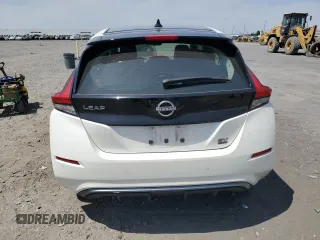 2023 Nissan LEAF SV Plus with VIN 1N4CZ1CV6PC551242, listed as a Copart auction lot 60410285 with 18,414 mi miles and Salvage title. Bid and sale history available at DreamBid. Image 6.