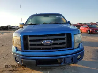 2010 Ford F-150 XL with VIN 1FTEW1C84AKE58965, listed as a Copart auction lot 43591995 with 155,740 mi miles and Salvage Title. Bid and sale history available at carsss.com. Image 5.