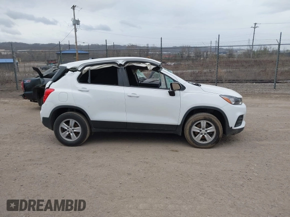 2020 Chevrolet Trax LS with VIN 3GNCJNSB7LL119507, listed as a IAAI auction lot 41829202 with 130,600 mi miles. Bid and sale history available at carsss.com. Image 13.