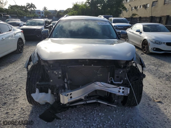 2017 Infiniti QX70 with VIN JN8CS1MW0HM411502, listed as a Copart auction lot 61092504 with 43,814 mi miles and Salvage Title. Bid and sale history available at carsss.com. Image 5.