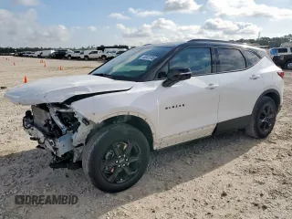 2024 Chevrolet Blazer LT with VIN 3GNKBDRS9RS132699, listed as a Copart auction lot 65973745 with 18,751 mi miles and Salvage title. Bid and sale history available at DreamBid. Image 1.