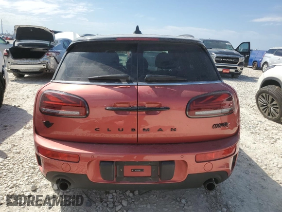 2024 MINI Clubman Cooper S with VIN WMWXJ1C04R2U83603, listed as a Copart auction lot 46906775 with 28,791 mi miles and Salvage Title. Bid and sale history available at carsss.com. Image 6.