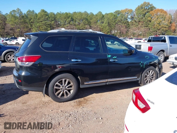 2016 Nissan Pathfinder S with VIN 5N1AR2MN6GC604779, listed as a IAAI auction lot 40990112 with 188,881 mi miles and . Bid and sale history available at DreamBid. Image 13.