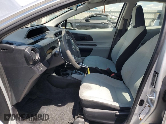 2014 Toyota Prius One with VIN JTDKDTB38E1566009, listed as a Copart auction lot 53540585 with 104,605 mi miles and Salvage Title. Bid and sale history available at DreamBid. Image 7.