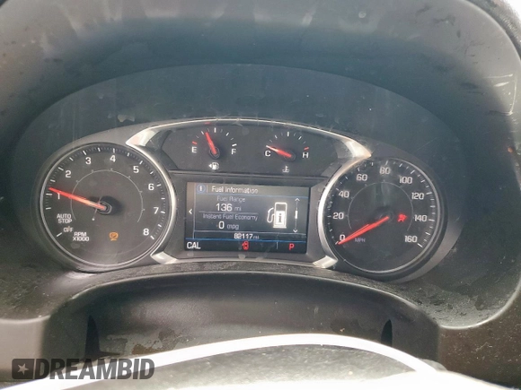 2019 GMC Terrain SLE with VIN 3GKALMEV4KL232165, listed as a Copart auction lot 58780225 with 82,117 mi miles and Salvage title. Bid and sale history available at DreamBid. Image 9.
