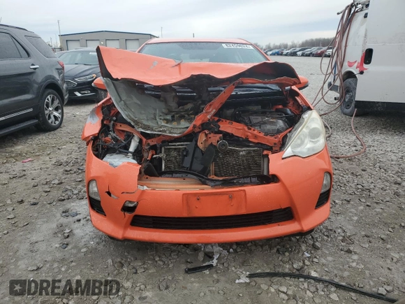 2012 Toyota Prius One with VIN JTDKDTB3XC1026707, listed as a Copart auction lot 82459024 with Not Provided miles and Clean Title. Bid and sale history available at carsss.com. Image 5.