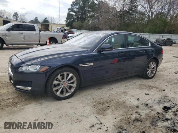 2017 Jaguar XF with VIN SAJBJ4BN7HCY42884, listed as a Copart auction lot 50096595 with 89,679 mi miles and Clean Title. Bid and sale history available at DreamBid. Image 1.
