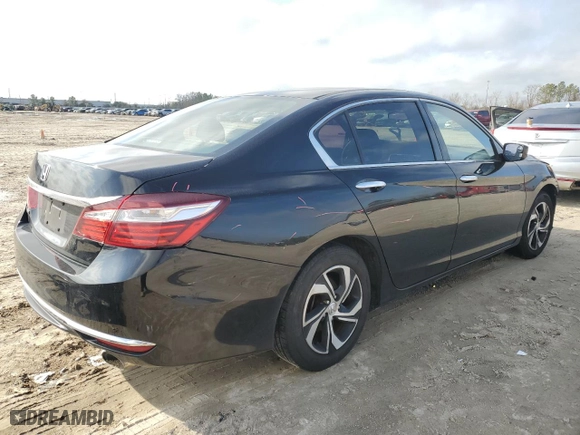 2016 Honda Accord Sedan LX with VIN 1HGCR2F33GA133664, listed as a Copart auction lot 43456625 with 268,721 mi miles and Salvage Title. Bid and sale history available at carsss.com. Image 3.