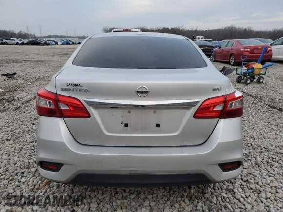 2019 Nissan Sentra SV with VIN 3N1AB7AP4KY343067, listed as a Copart auction lot 48416705 with 49,731 mi miles and Salvage Title. Bid and sale history available at carsss.com. Image 6.