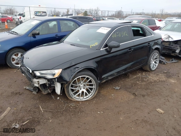 2016 Audi A3 2.0T Premium Plus with VIN WAUE8GFF0G1069095, listed as a IAAI auction lot 41656542 with 65,508 mi miles. Bid and sale history available at carsss.com. Image 19.