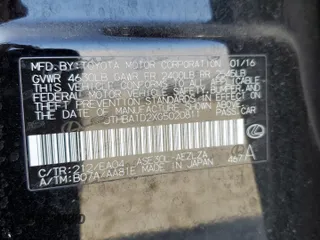2016 Lexus IS 200t with VIN JTHBA1D2XG5020811, listed as a Copart auction lot 60625625 with 112,983 mi miles and Salvage title. Bid and sale history available at DreamBid. Image 12.