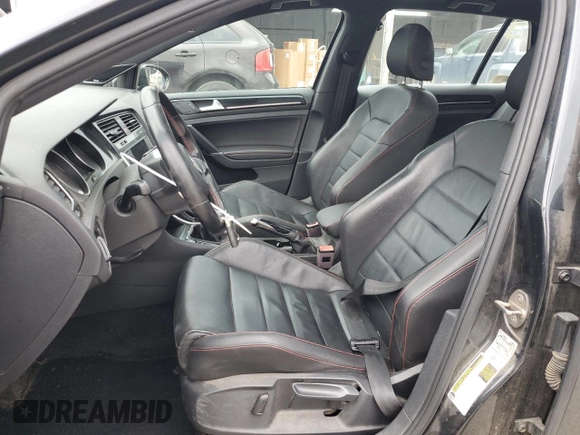 2017 Volkswagen GTI S with VIN 3VW547AUXHM065464, listed as a Copart auction lot 43478615 with 71,897 mi miles and Salvage Title. Bid and sale history available at DreamBid. Image 7.