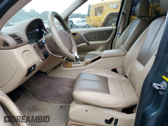 2002 Mercedes-Benz M-Class with VIN 4JGAB54EX2A313793, listed as a Copart auction lot 72600614 with 140,053 mi miles and Salvage Title. Bid and sale history available at carsss.com. Image 7.
