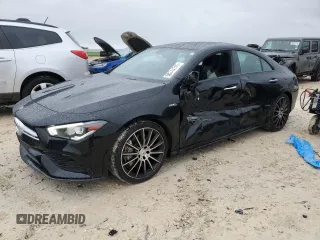 2021 Mercedes-Benz CLA with VIN W1K5J5BB5MN180587, listed as a Copart auction lot 50744745 with 65,231 mi miles and Salvage Title. Bid and sale history available at carsss.com. Image 1.