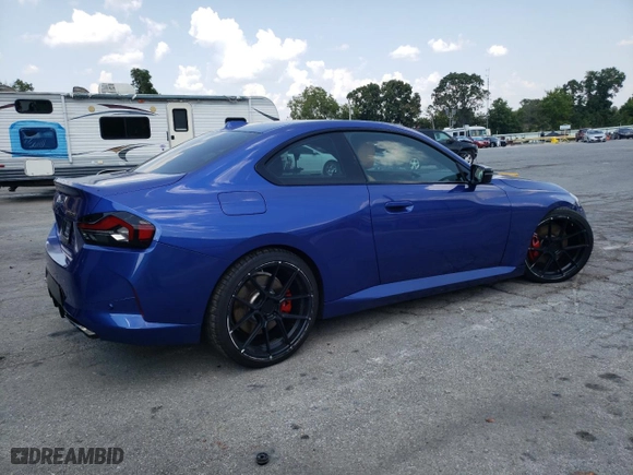 2023 BMW 2 Series M240i with VIN 3MW43CM04P8C86968, listed as a Copart auction lot 69223164 with 12,826 mi miles and Salvage Title. Bid and sale history available at carsss.com. Image 3.