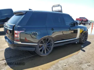 2017 Land Rover Range Rover HSE z VIN SALGS2FV9HA375004, wystawiony jako Copart lot #56413895 z przebiegiem 93 791 mil mil oraz Czysty tytuł • Clean title. Historia ofert i sprzedaży dostępna na DreamBid. Obrazek 3.