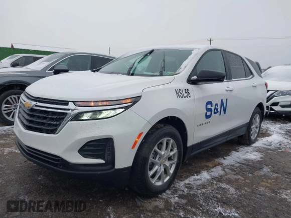 2024 Chevrolet Equinox LS with VIN 3GNAX5EG0RL287768, listed as a IAAI auction lot 41622472 with 13,697 mi miles. Bid and sale history available at carsss.com. Image 21.