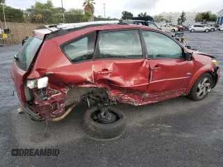 2003 Pontiac Vibe with VIN 5Y2SL62873Z447804, listed as a Copart auction lot 77578574 with 106,135 mi miles and Salvage Title. Bid and sale history available at carsss.com. Image 3.