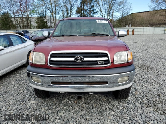 2000 Toyota Tundra SR5 with VIN 5TBBT4419YS043960, listed as a Copart auction lot 54897125 with 162,606 mi miles and Clean Title. Bid and sale history available at DreamBid. Image 5.