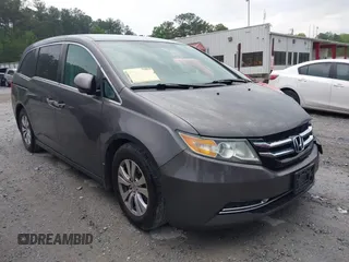 2015 Honda Odyssey EX z VIN 5FNRL5H4XFB073311, wystawiony jako IAAI lot #42168143 z przebiegiem 159 209 mil mil oraz . Historia ofert i sprzedaży dostępna na DreamBid. Obrazek 1.