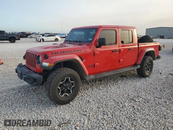 2022 Jeep Gladiator Rubicon with VIN 1C6JJTBGXNL163474, listed as a Copart auction lot 49156285 with 20,347 mi miles and Salvage title. Bid and sale history available at DreamBid. Image 1.