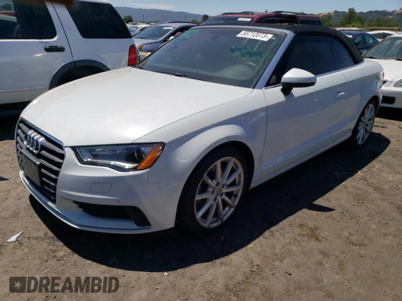 2016 Audi A3 1.8T Premium with VIN WAU67LFF2G1110763, listed as a Copart auction lot 58712073 with 87,446 mi miles. Bid and sale history available at carsss.com. Image 1.