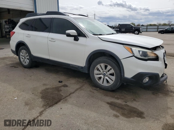 2015 Subaru Outback Premium with VIN 4S4BSBFC0F3270123, listed as a Copart auction lot 52386865 with 156,431 mi miles and Salvage title. Bid and sale history available at DreamBid. Image 4.