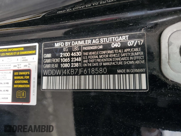 2018 Mercedes-Benz C 300 with VIN WDDWJ4KB7JF618580, listed as a Copart auction lot 63664805 with Not provided miles and Non repairable. Bid and sale history available at DreamBid. Image 13.