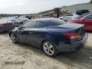 2011 Lexus IS 250 C with VIN JTHFF2C20B2520593, listed as a Copart auction lot 51487265 with 114,101 mi miles and Salvage Title. Bid and sale history available at DreamBid. Image 2.