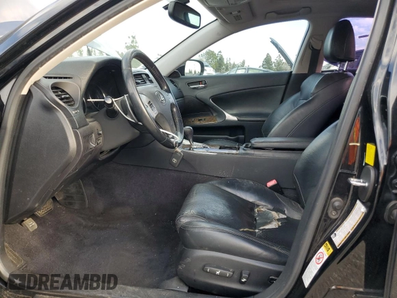 2011 Lexus IS 250 с VIN JTHBF5C20B5129779, выставлен на аукционе Copart как лот 46839515 с пробегом 178 608 миль миль и Списание • Salvage title. История ставок и продаж доступна на DreamBid. Изображение 7.