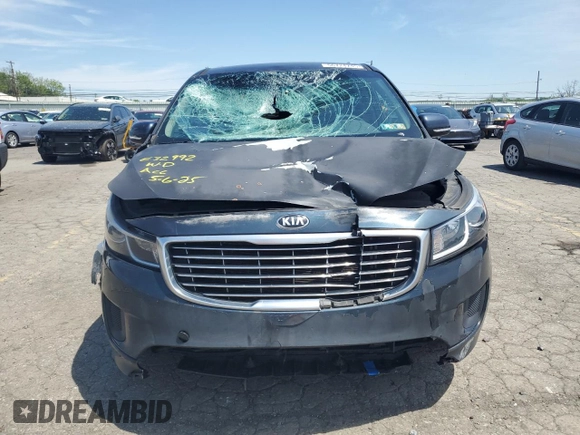 2016 Kia Sedona LX with VIN KNDMB5C11G6188869, listed as a Copart auction lot 56724745 with 91,195 mi miles and Clean Title. Bid and sale history available at DreamBid. Image 5.