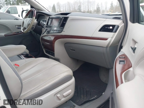 2014 Toyota Sienna Ltd with VIN 5TDDK3DC5ES073175, listed as a IAAI auction lot 41818572 with 107,971 mi miles. Bid and sale history available at carsss.com. Image 5.