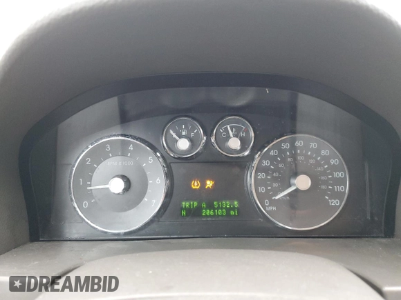 2009 Mercury Milan Premier with VIN 3MEHM08Z69R622494, listed as a Copart auction lot 41496345 with 206,103 mi miles and Salvage Title. Bid and sale history available at carsss.com. Image 9.