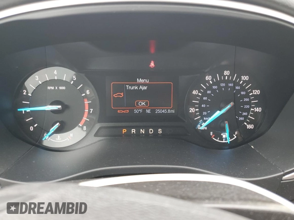 2014 Ford Fusion SE with VIN 3FA6P0H7XER106136, listed as a Copart auction lot 54821205 with 25,045 mi miles and Salvage Title. Bid and sale history available at carsss.com. Image 9.