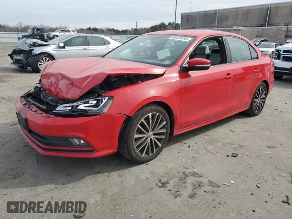 2016 Volkswagen Jetta Sport z VIN 3VWD17AJ2GM226561, wystawiony jako Copart lot #48423515 z przebiegiem 71 751 mil mil oraz Szkody całkowita. Historia ofert i sprzedaży dostępna na DreamBid. Obrazek 1.
