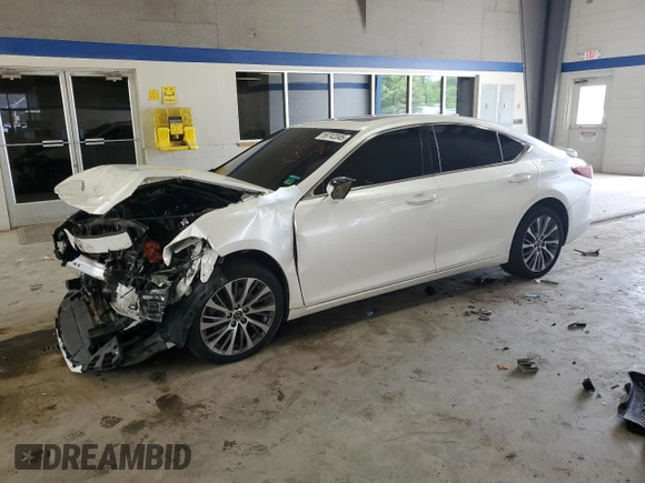 2021 Lexus ES 250 with VIN 58AD11D14MU003218, listed as a Copart auction lot 59742045 with Not provided miles and Salvage title. Bid and sale history available at DreamBid. Image 1.