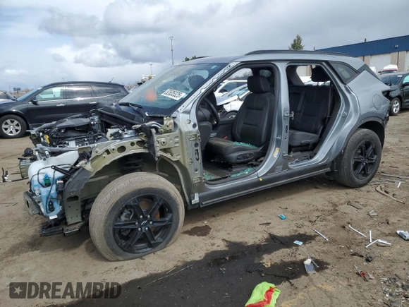 2023 Chevrolet Blazer LT with VIN 3GNKBDRS1PS208641, listed as a Copart auction lot 52605325 with Not provided miles and Non repairable. Bid and sale history available at DreamBid. Image 1.