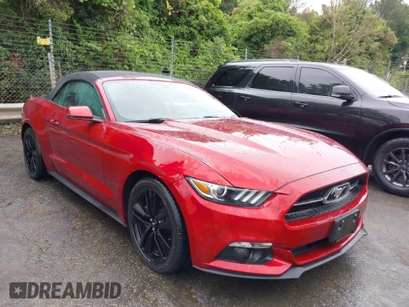 2015 Ford Mustang EcoBoost Premium with VIN 1FATP8UH2F5367670, listed as a IAAI auction lot 42431420 with 108,081 mi miles and . Bid and sale history available at DreamBid. Image 1.