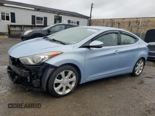 2012 Hyundai Elantra Limited with VIN KMHDH4AE5CU191029, listed as a Copart auction lot 51914215 with 68,143 mi miles and Salvage Title. Bid and sale history available at carsss.com. Image 1.