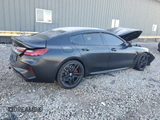 2023 BMW M8 Competition with VIN WBSGV0C03PCL58156, listed as a Copart auction lot 43022245 with 0 mi miles and Salvage Title. Bid and sale history available at carsss.com. Image 3.
