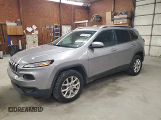 2018 Jeep Cherokee Latitude Plus with VIN 1C4PJMLX0JD562938, listed as a Copart auction lot 60708745 with 65,998 mi miles and Salvage title. Bid and sale history available at DreamBid. Image 1.