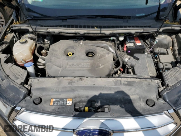 2017 Ford Edge SE with VIN 2FMPK4G91HBB33828, listed as a Copart auction lot 58813755 with 54,248 mi miles and Salvage title. Bid and sale history available at DreamBid. Image 11.