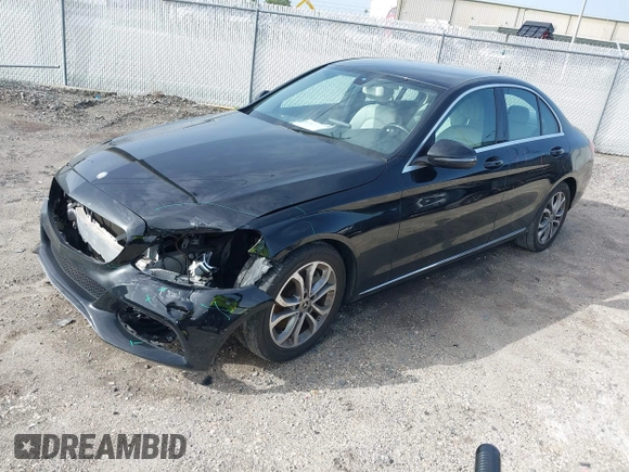 2017 Mercedes-Benz C 300 with VIN 55SWF4JB8HU218764, listed as a IAAI auction lot 42431155 with 83,673 mi miles and . Bid and sale history available at DreamBid. Image 2.