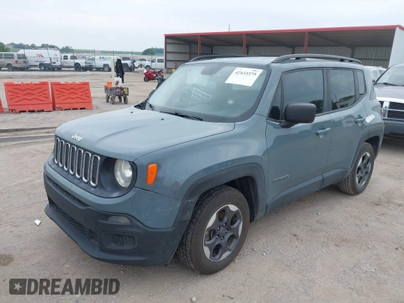 2017 Jeep Renegade Sport z VIN ZACCJAAB9HPF86929, wystawiony jako IAAI lot #42433375 z przebiegiem 218 378 mil mil oraz . Historia ofert i sprzedaży dostępna na DreamBid. Obrazek 17.