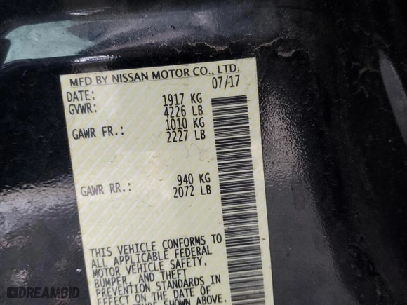 2017 Nissan Altima 2.5 SV with VIN 1N4AL3AP8HC292361, listed as a Copart auction lot 46026305 with 140,330 mi miles and Salvage Title. Bid and sale history available at carsss.com. Image 13.