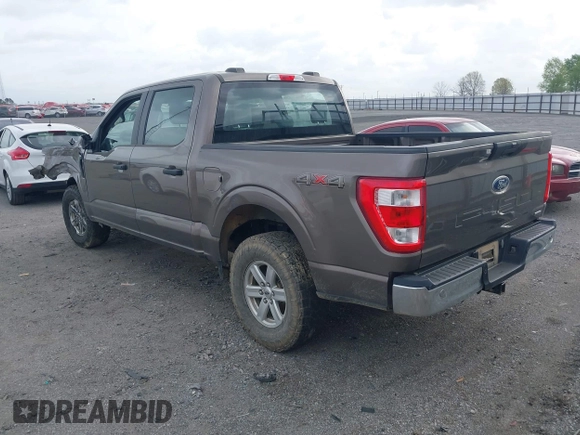 2023 Ford F-150 XL with VIN 1FTFW1E89PFA39819, listed as a IAAI auction lot 41929566 with 46,875 mi miles. Bid and sale history available at carsss.com. Image 3.